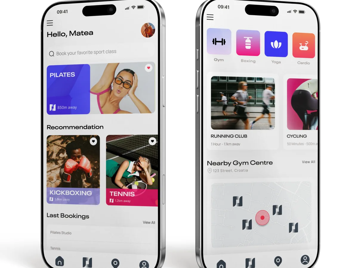 Fit na Klik App und Branding